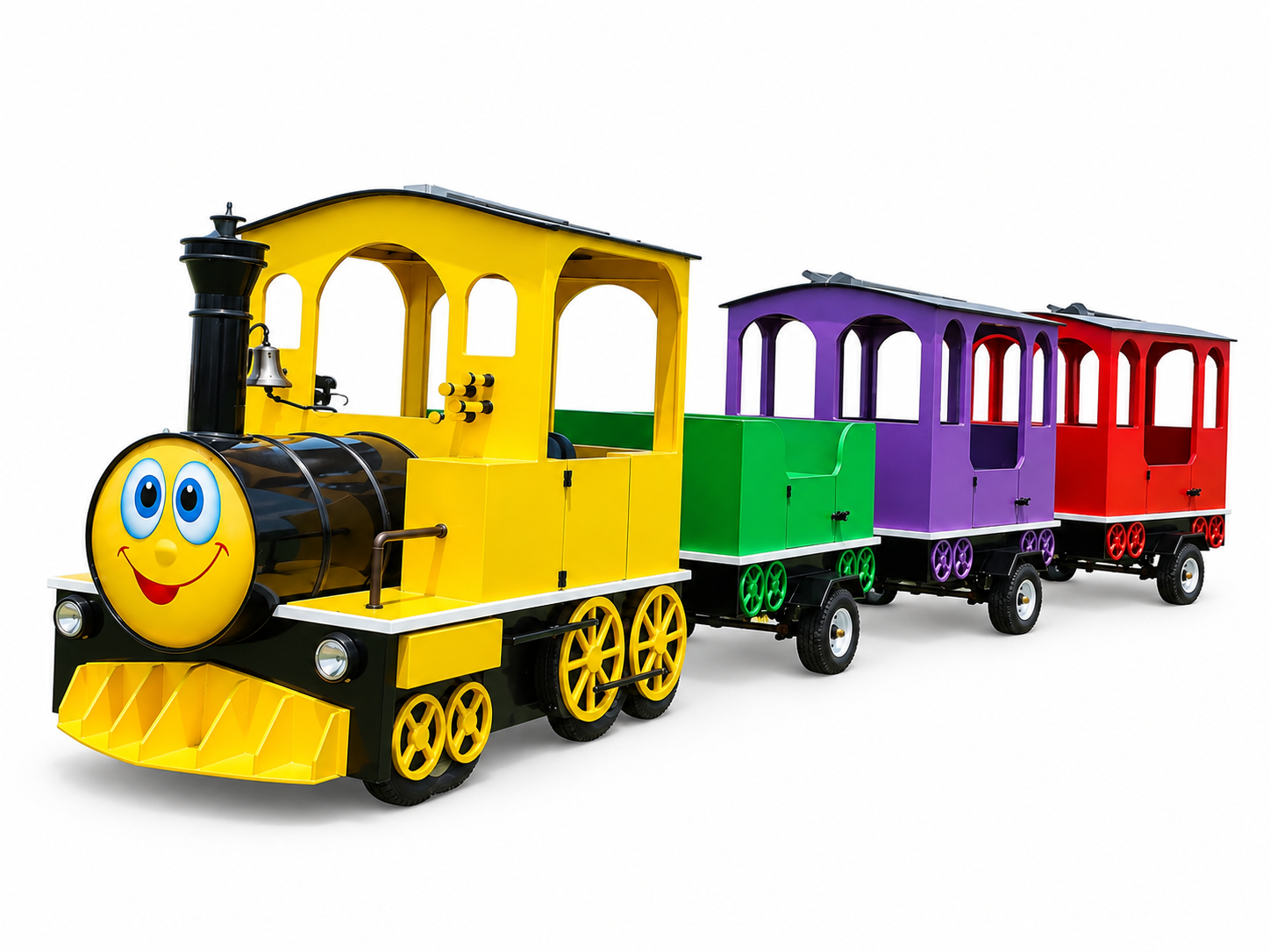 THE BELL EXPRESS TRACKLESS TRAIN rental from Jumpingwithus LLC
